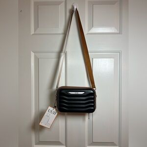 Black and Brown Unisex Belt‎ Bag